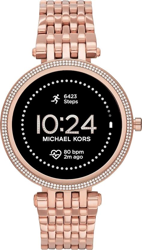 michael kors smartwatch 5e|rose gold mk smart watch.